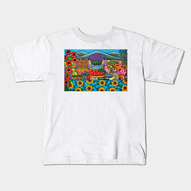 Flavours of Provence Kids T-Shirt by LisaLorenz